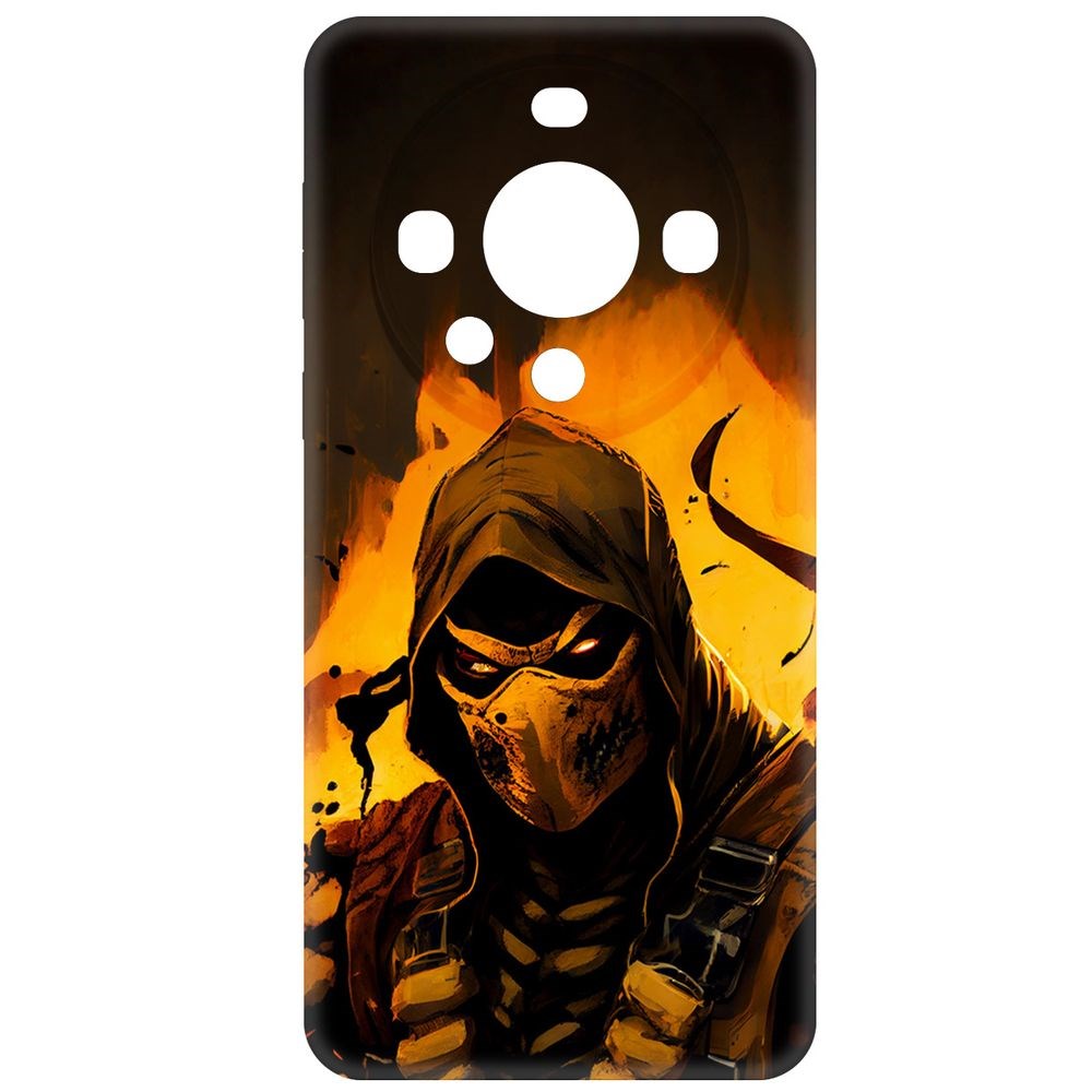 

Чехол-накладка Krutoff Soft Case Мортал Комбат. Скорпион для Huawei Mate 60 Pro черный