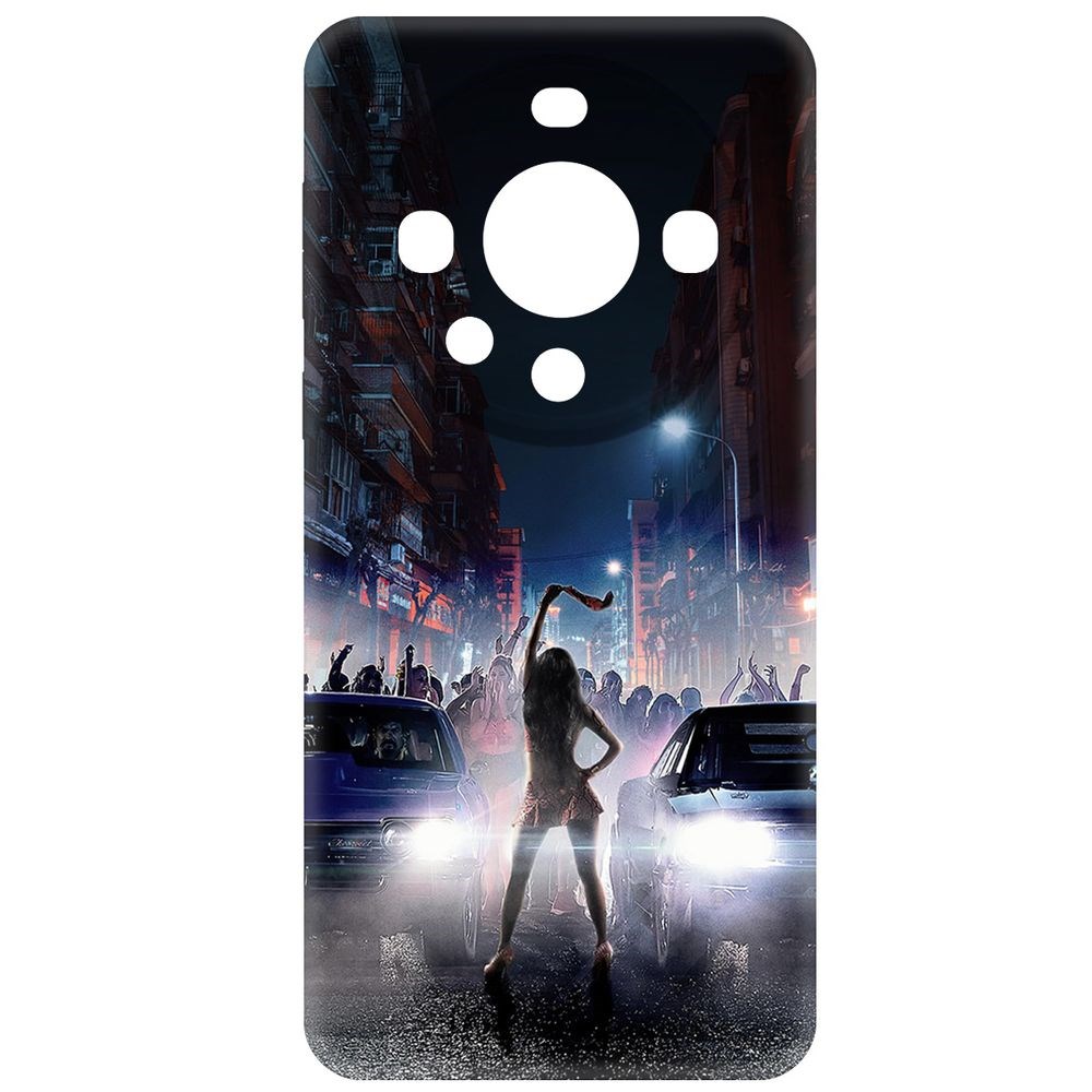 

Чехол-накладка Krutoff Soft Case Форсаж. Стритрейсинг для Huawei Mate 60 Pro черный
