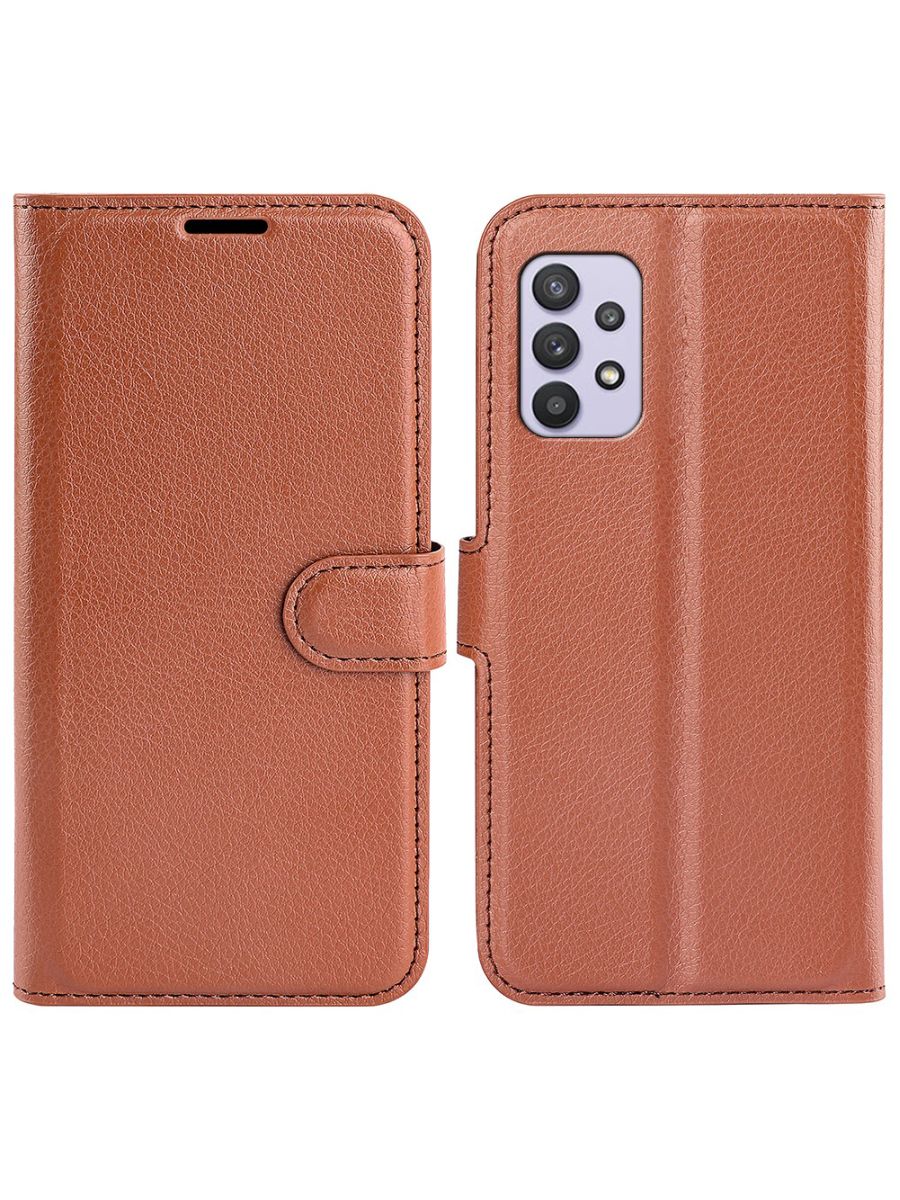 

Чехол Wallet для смартфона Samsung Galaxy A53 коричневый