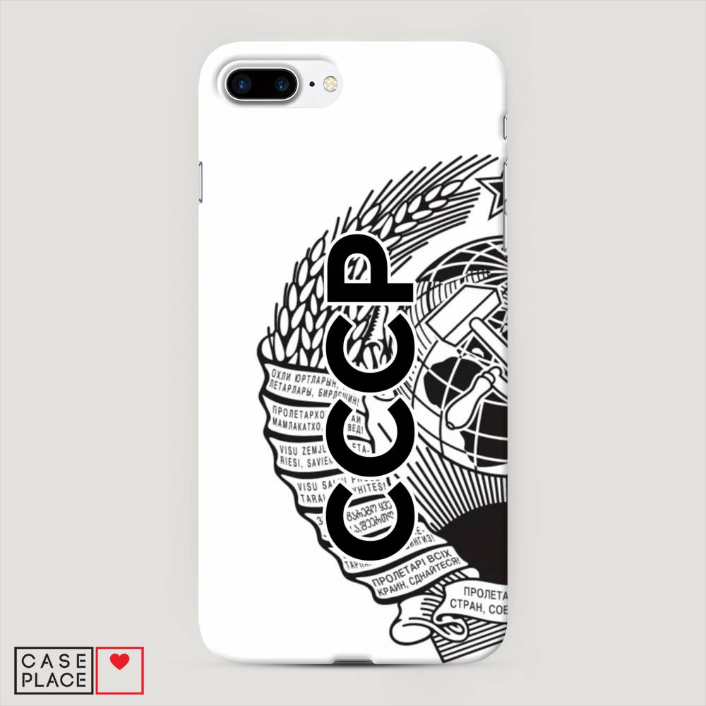 

Пластиковый чехол "Герб СССР" на Apple iPhone 8 Plus, 10920-4