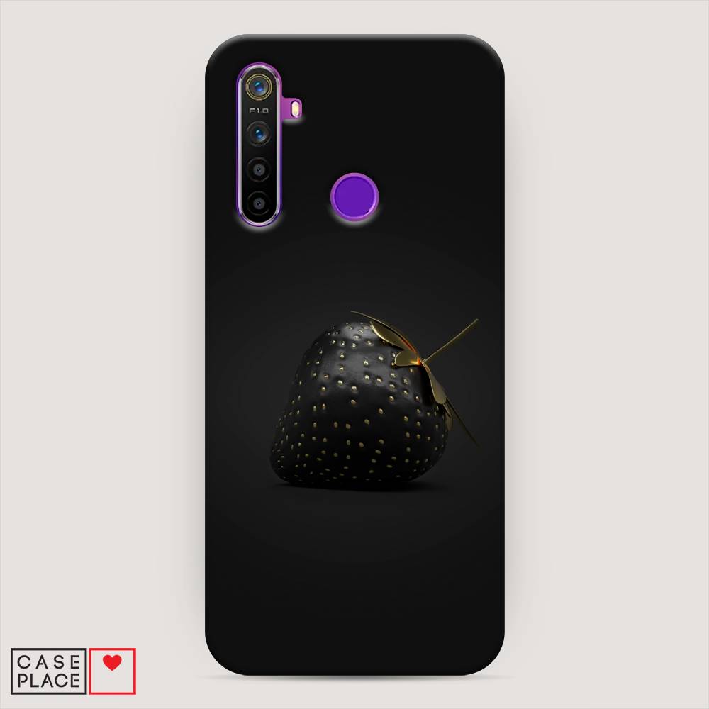 

Пластиковый чехол "Черная клубника" на Realme 5, 251520-7