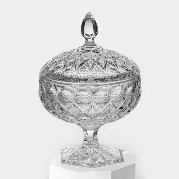 

Конфетница, стеклянная, d=16 см, h=25 см