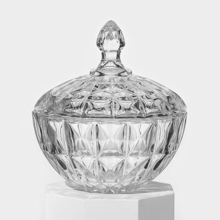 

Конфетница, стеклянная, d=16.5 см, h=20 см