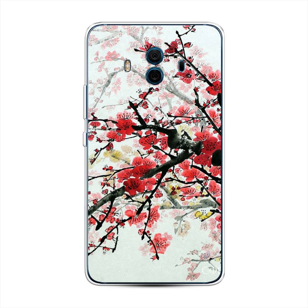 

Чехол Awog на Huawei Mate 10 "Сакура", Разноцветный, 63350-4