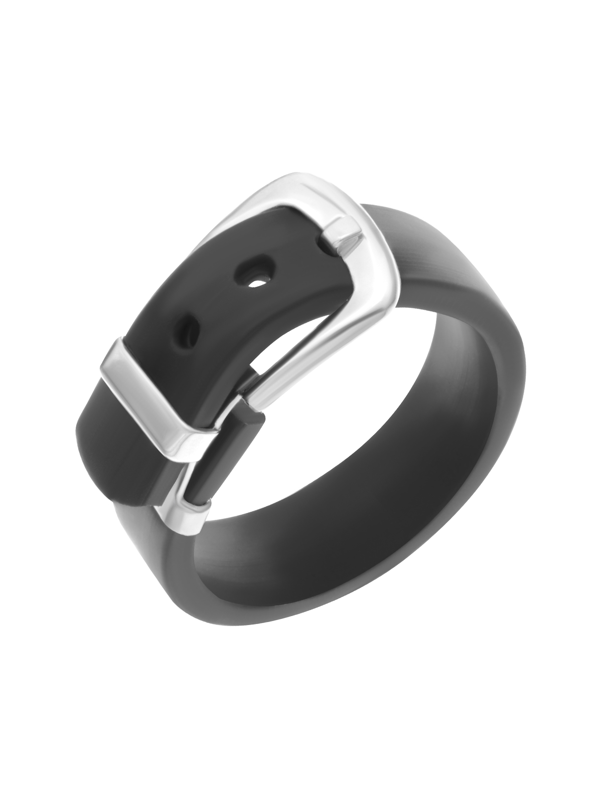 

Кольцо из серебра с каучуком р. 16,5 НАШЕ ЗОЛОТО НРСР03537К, НРСР03537К