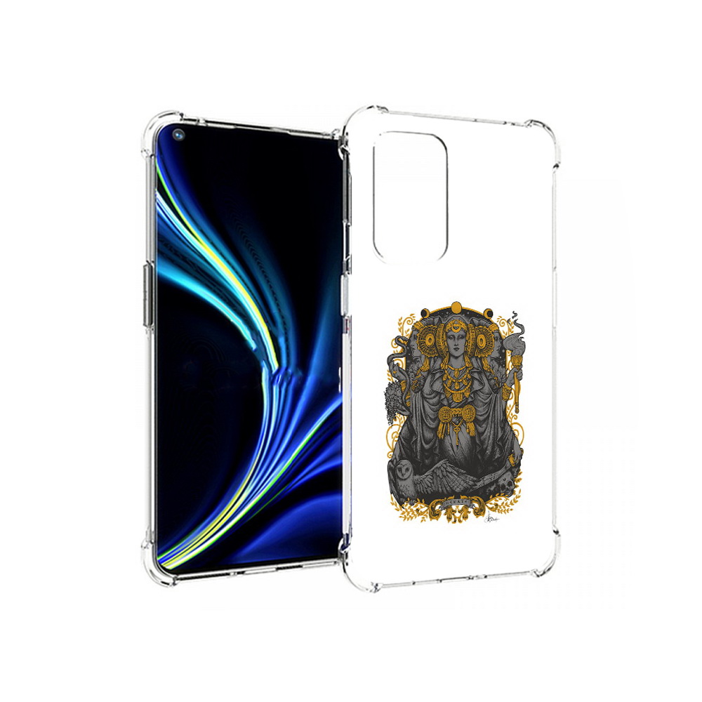 

Чехол MyPads Tocco для OnePlus 9 божество с золотыми элементами (PT159409.128.241), Прозрачный, Tocco