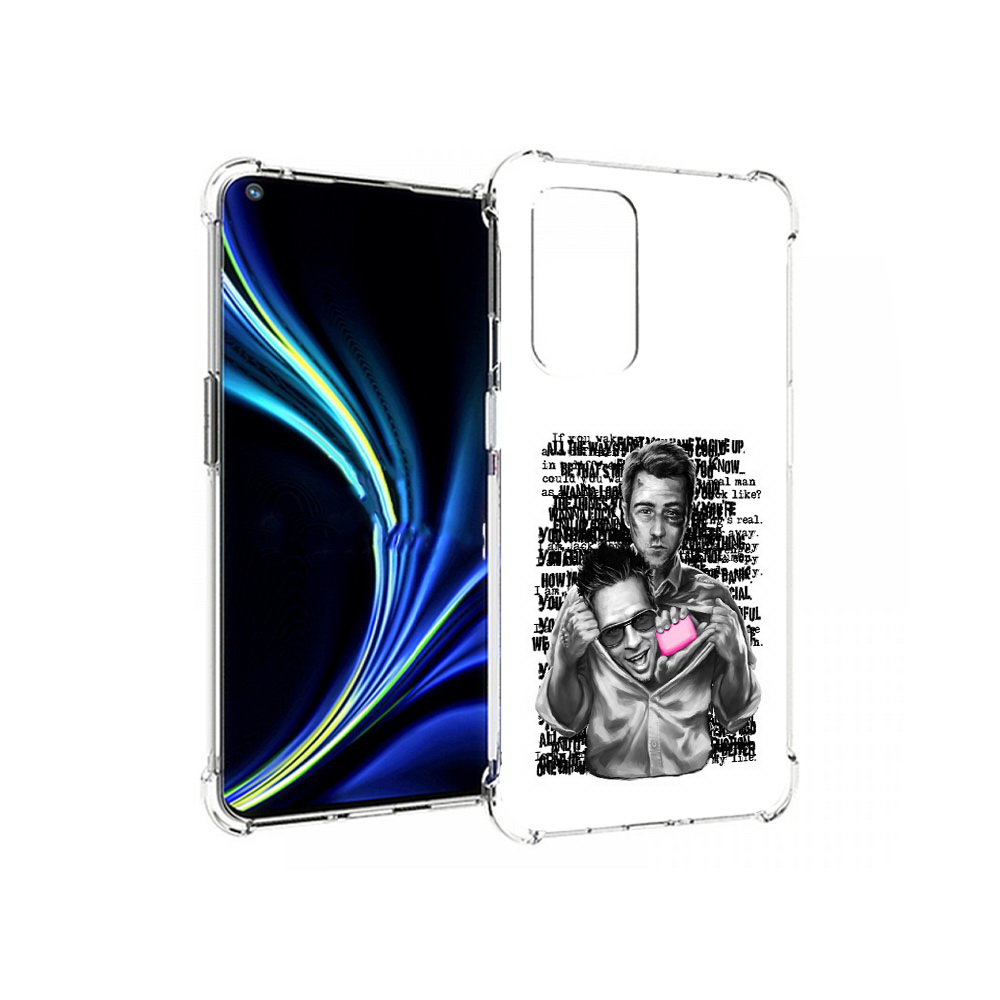 

Чехол MyPads Tocco для OnePlus 9 бойцовский клуб (PT159409.128.242), Прозрачный, Tocco