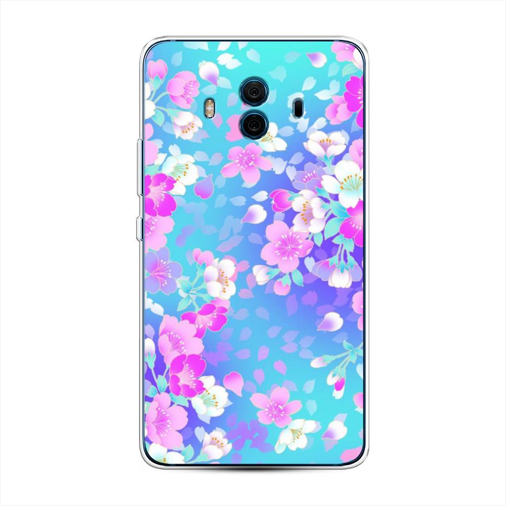 

Чехол Awog на Huawei Mate 10 "Яблоневые цветы", Разноцветный, 63350-8