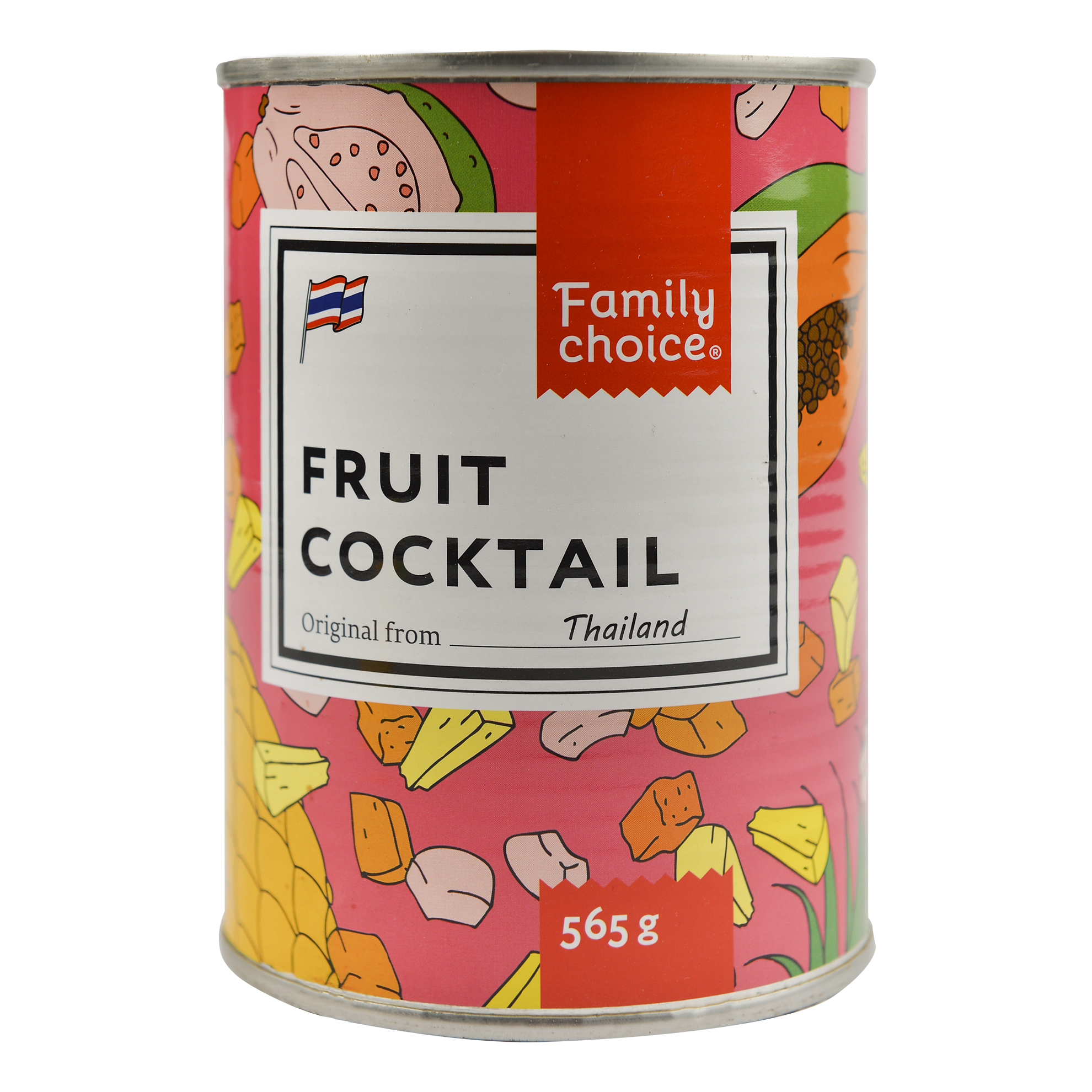 

Фруктовый коктейль Family choice Тропический 565 г