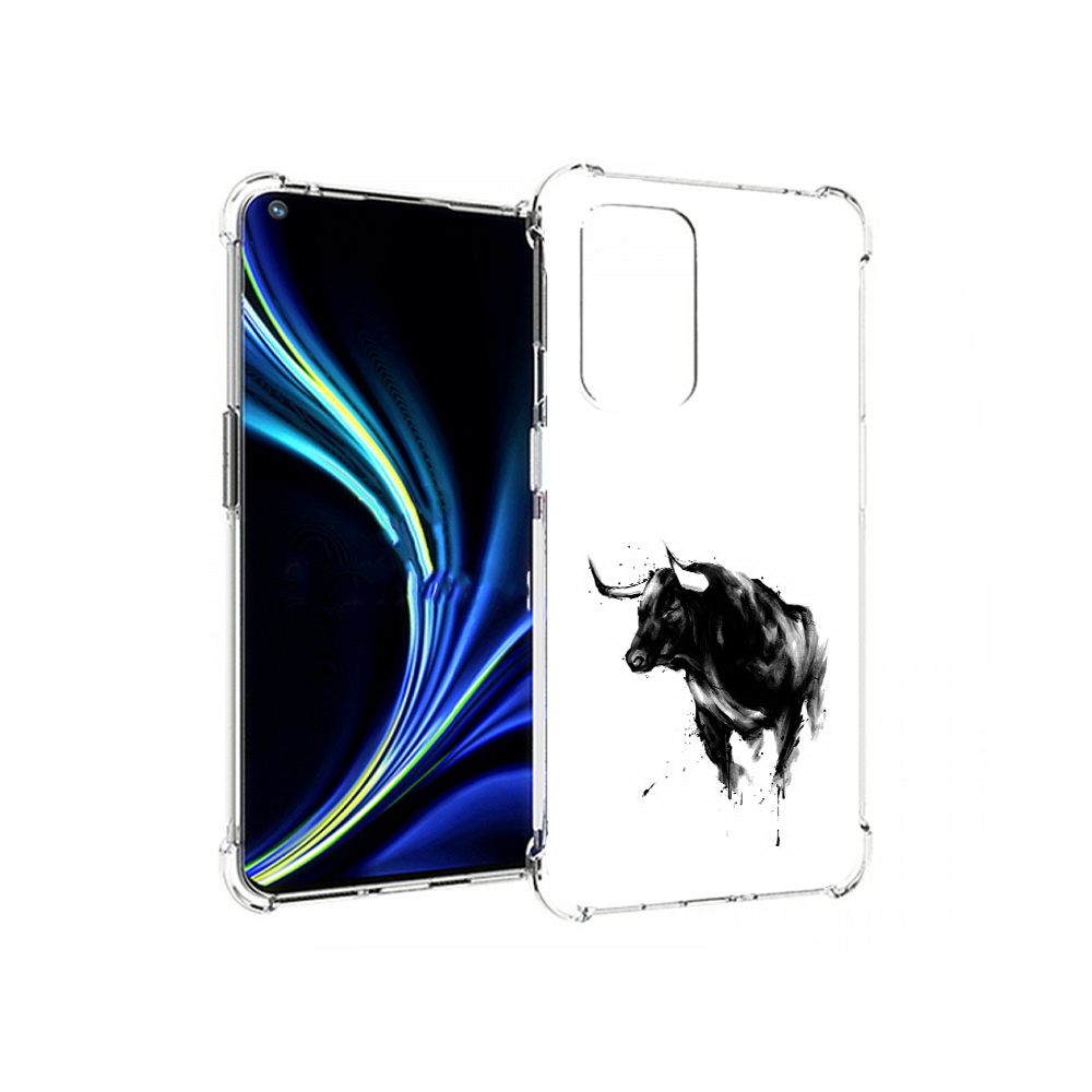 

Чехол MyPads Tocco для OnePlus 9 бык (PT159409.128.254), Прозрачный, Tocco