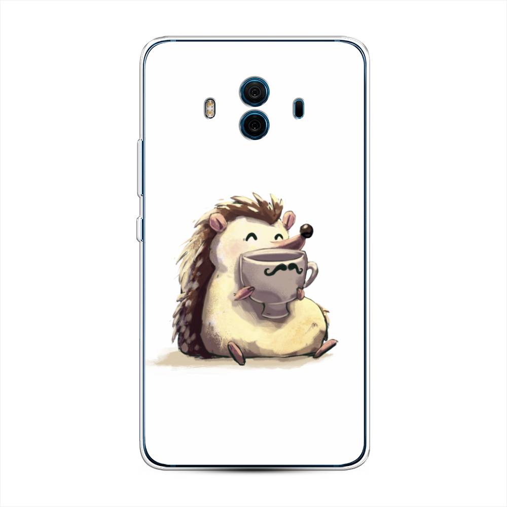 

Чехол Awog на Huawei Mate 10 "Еж кофеман", Разноцветный, 63350-10