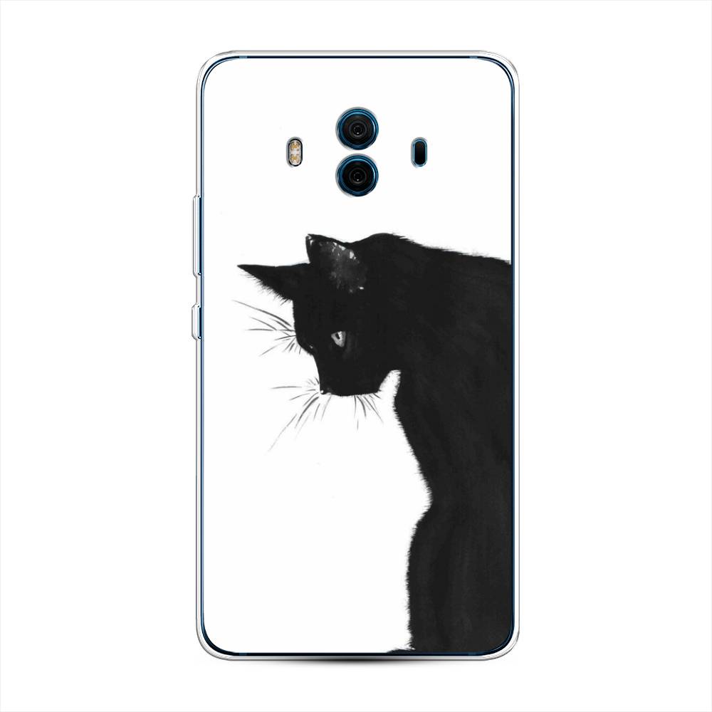 

Чехол Awog на Huawei Mate 10 "Black cat", Разноцветный, 63350-1
