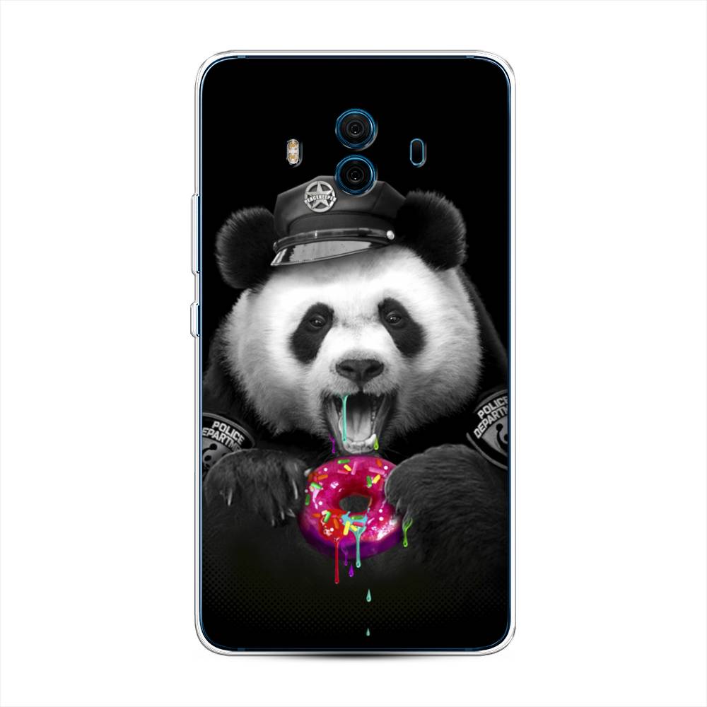 

Чехол Awog на Huawei Mate 10 "Панда police", Разноцветный, 63350-2