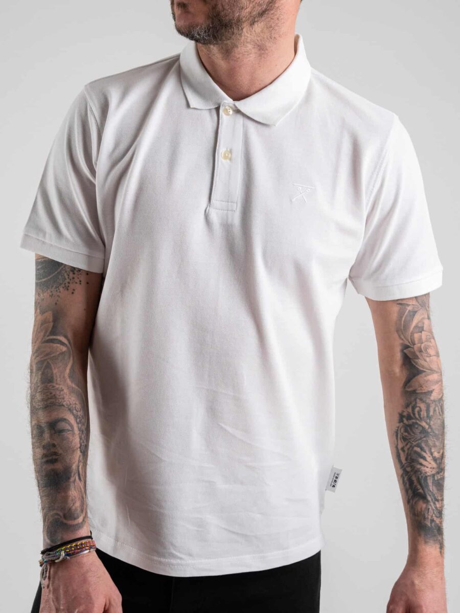 Поло Berna для мужчин, 220007, размер M, белое-2