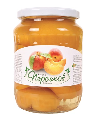 

Персики Fructo Sliven в сиропе очищенные 720 мл