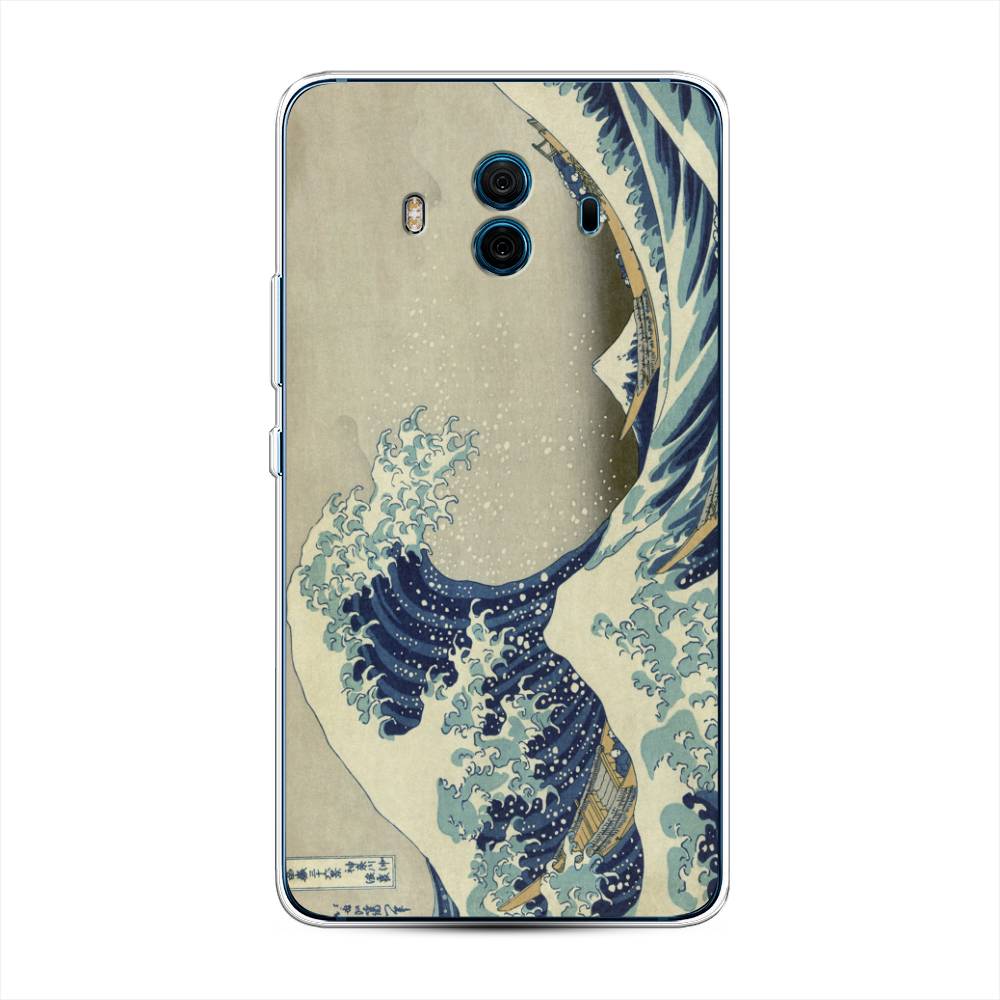 

Чехол Awog на Huawei Mate 10 "Большая волна в Канагаве", Разноцветный, 63350-9