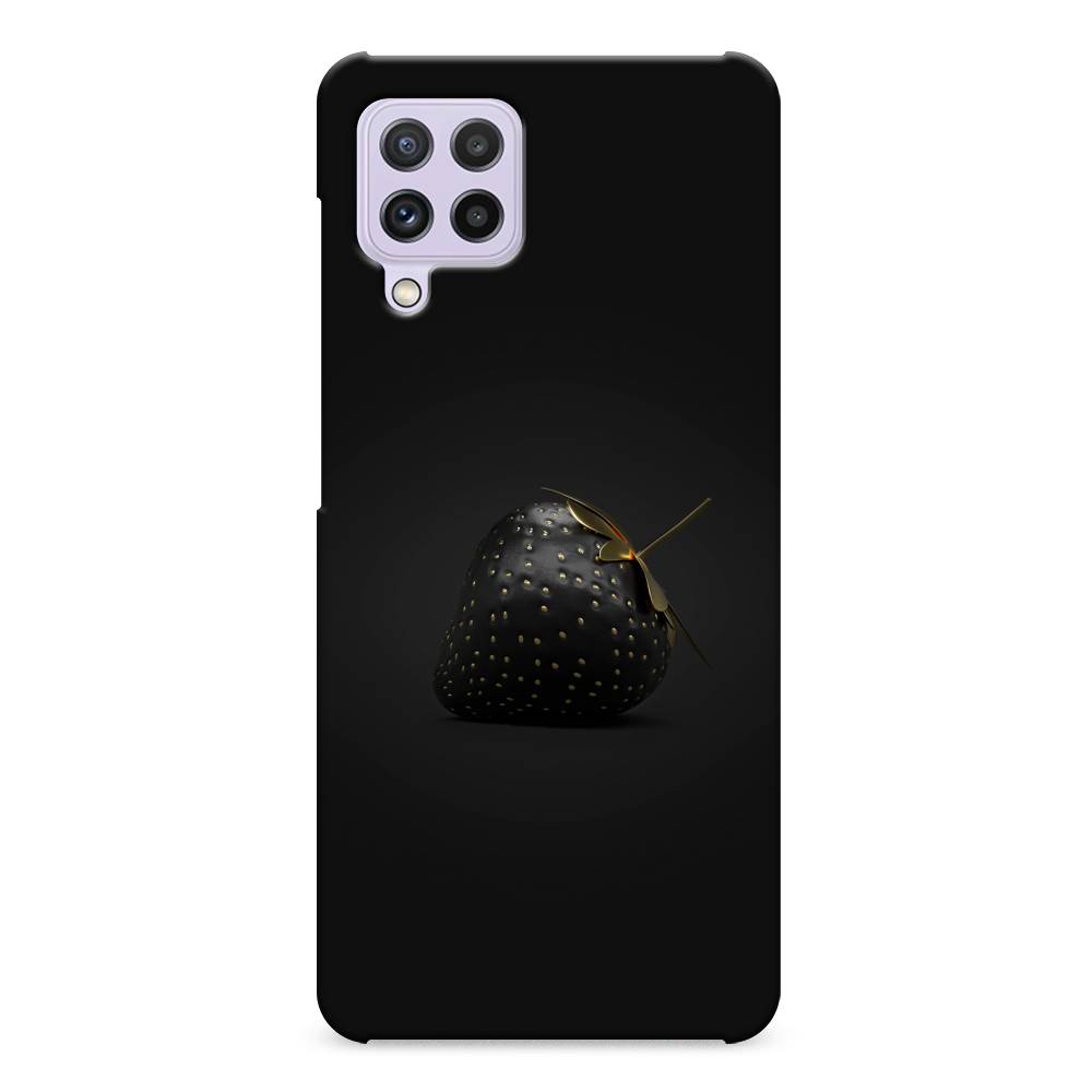 

Пластиковый чехол "Черная клубника" на Samsung Galaxy A22
