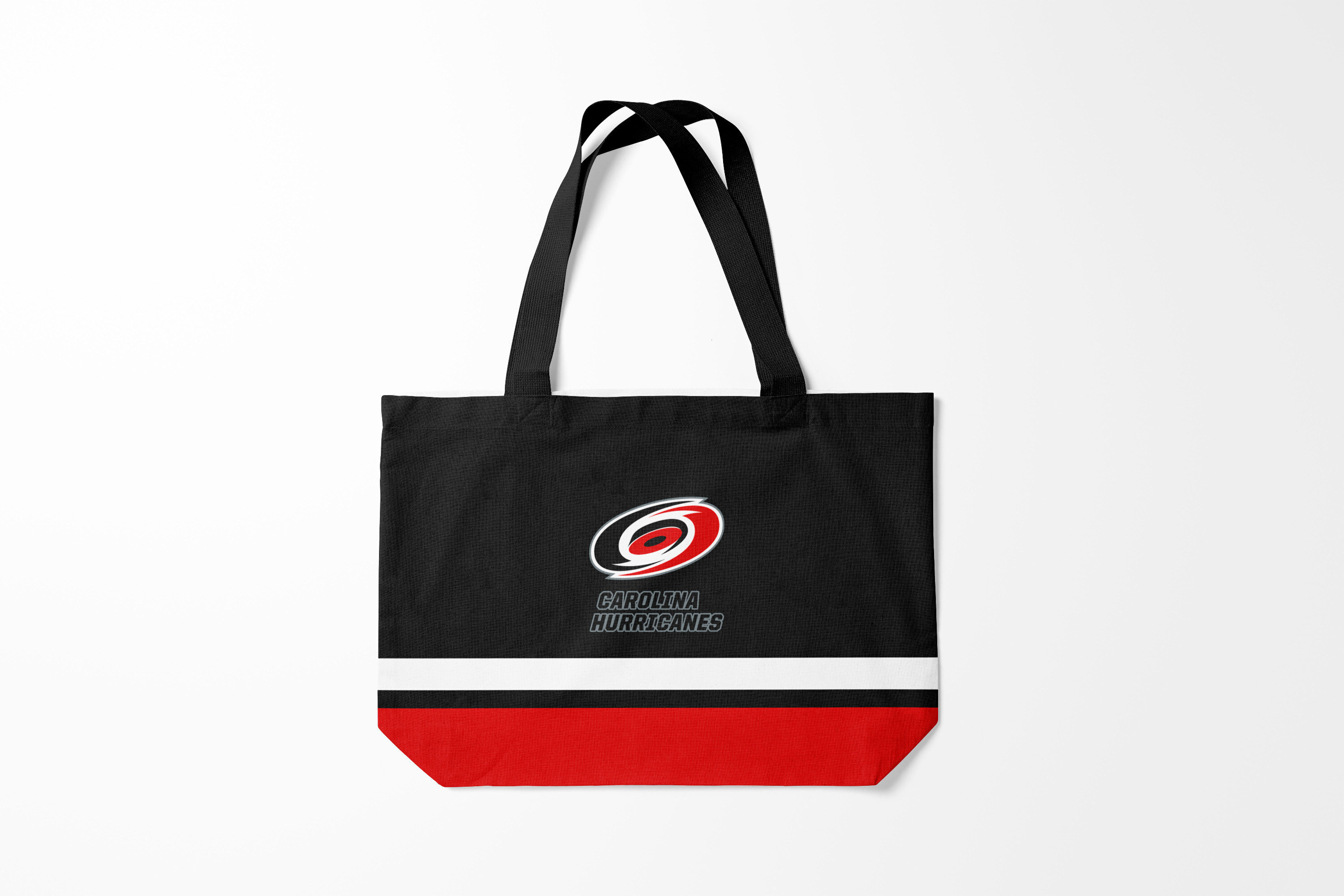 

Сумка шoппер унисекс Burnettie NHL Каролина Харрикейнз, черный, NHL Каролина Харрикейнз
