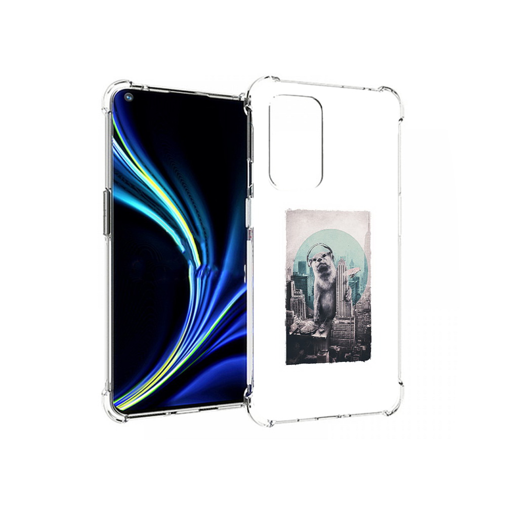 

Чехол MyPads Tocco для OnePlus 9 выдра в городе (PT159409.128.283), Прозрачный, Tocco