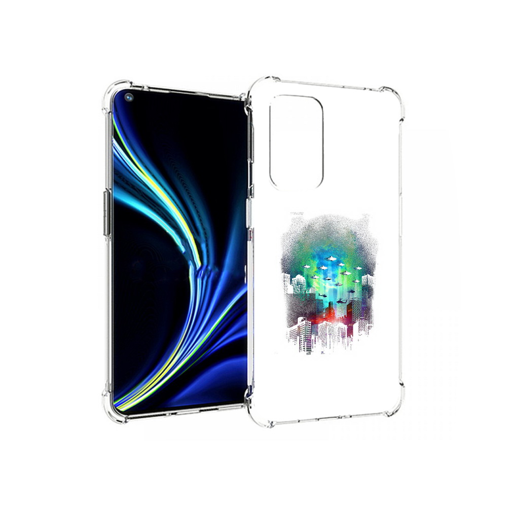 

Чехол MyPads Tocco для OnePlus 9 город в свечении (PT159409.128.296), Прозрачный, Tocco