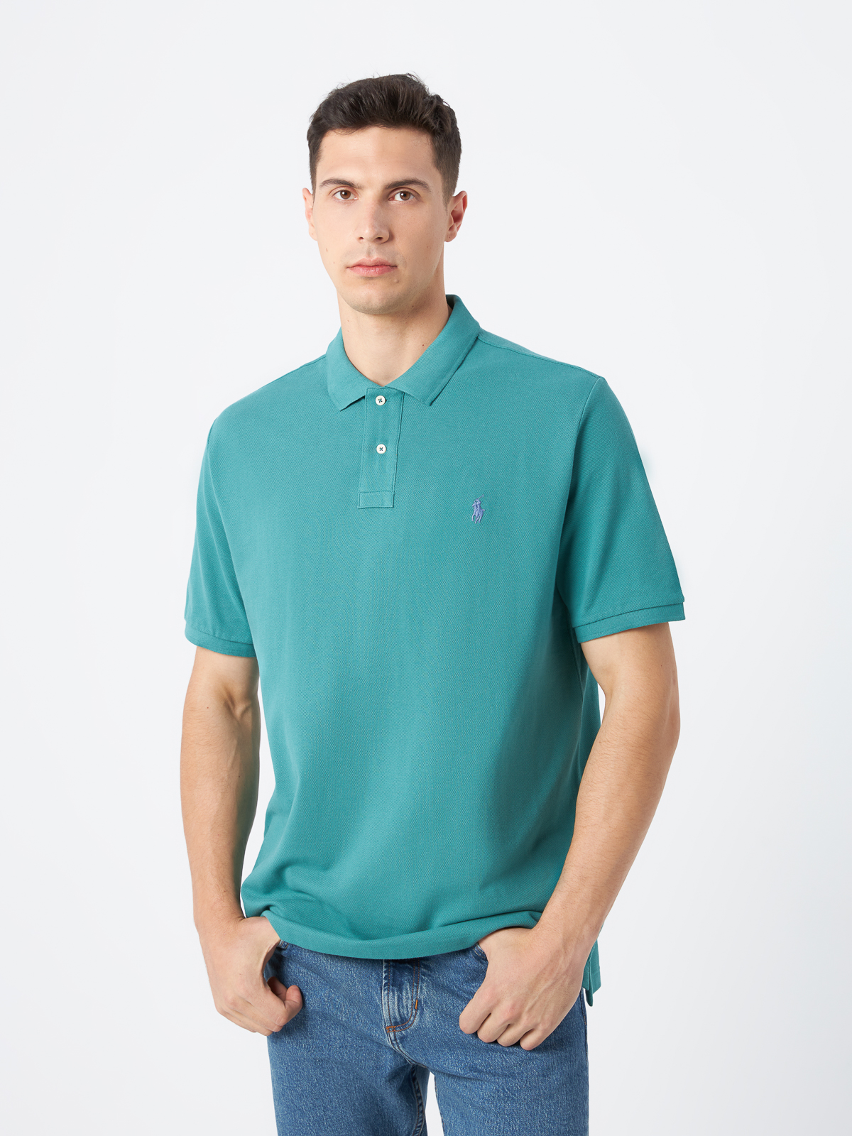 

Футболка мужская Polo Ralph Lauren 710574020111 зеленая XL, Зеленый, 710574020111