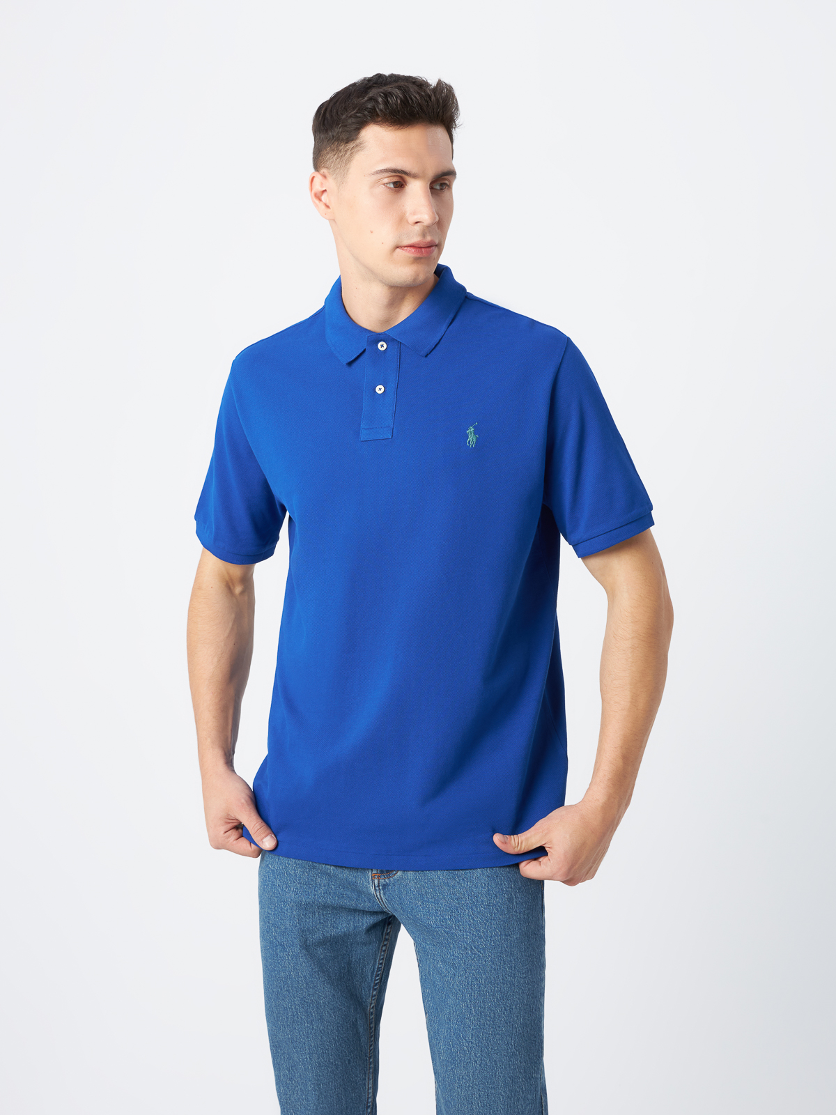 Футболка мужская Polo Ralph Lauren 710574020116 голубая L