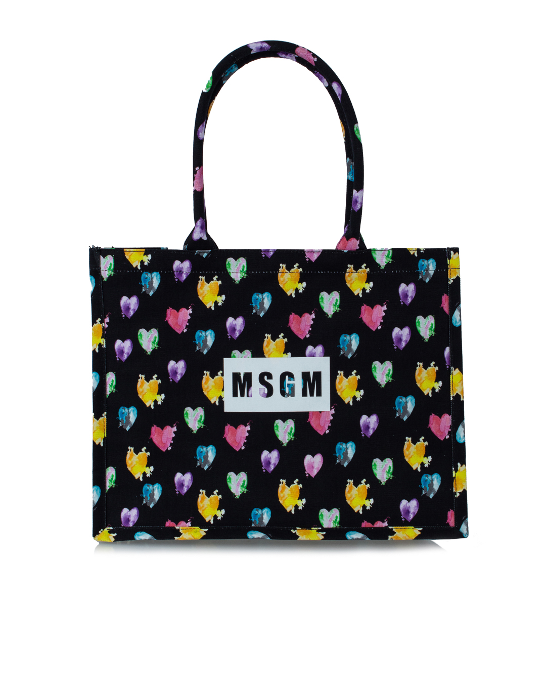 фото Сумка шоппер женская msgm 3241mdz63, черный