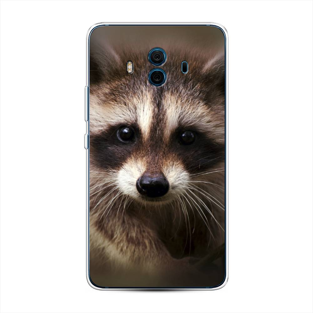 

Чехол Awog на Huawei Mate 10 "Енот", Разноцветный, 63350-1