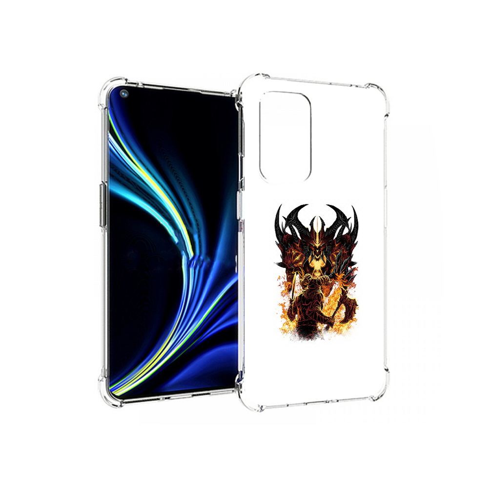 

Чехол MyPads Tocco для OnePlus 9 демон shadow fiend (PT159409.128.318), Прозрачный, Tocco