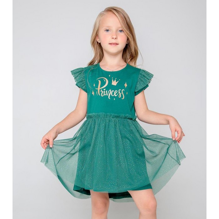 Платье детское CROCKID К 5704 зеленый 74
