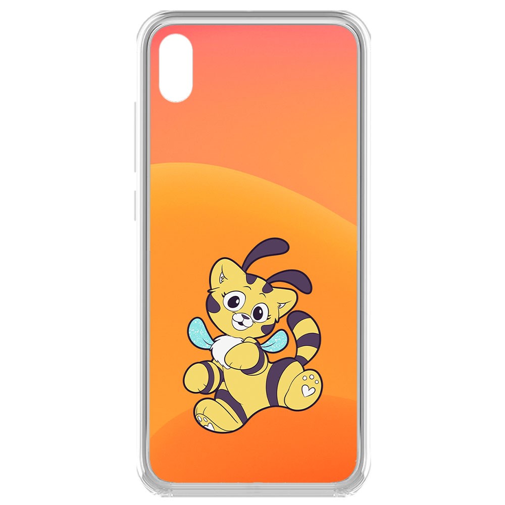 

Чехол-накладка Krutoff Clear Case Хаги Ваги - Кошка-Пчёлка для Xiaomi Redmi 7A