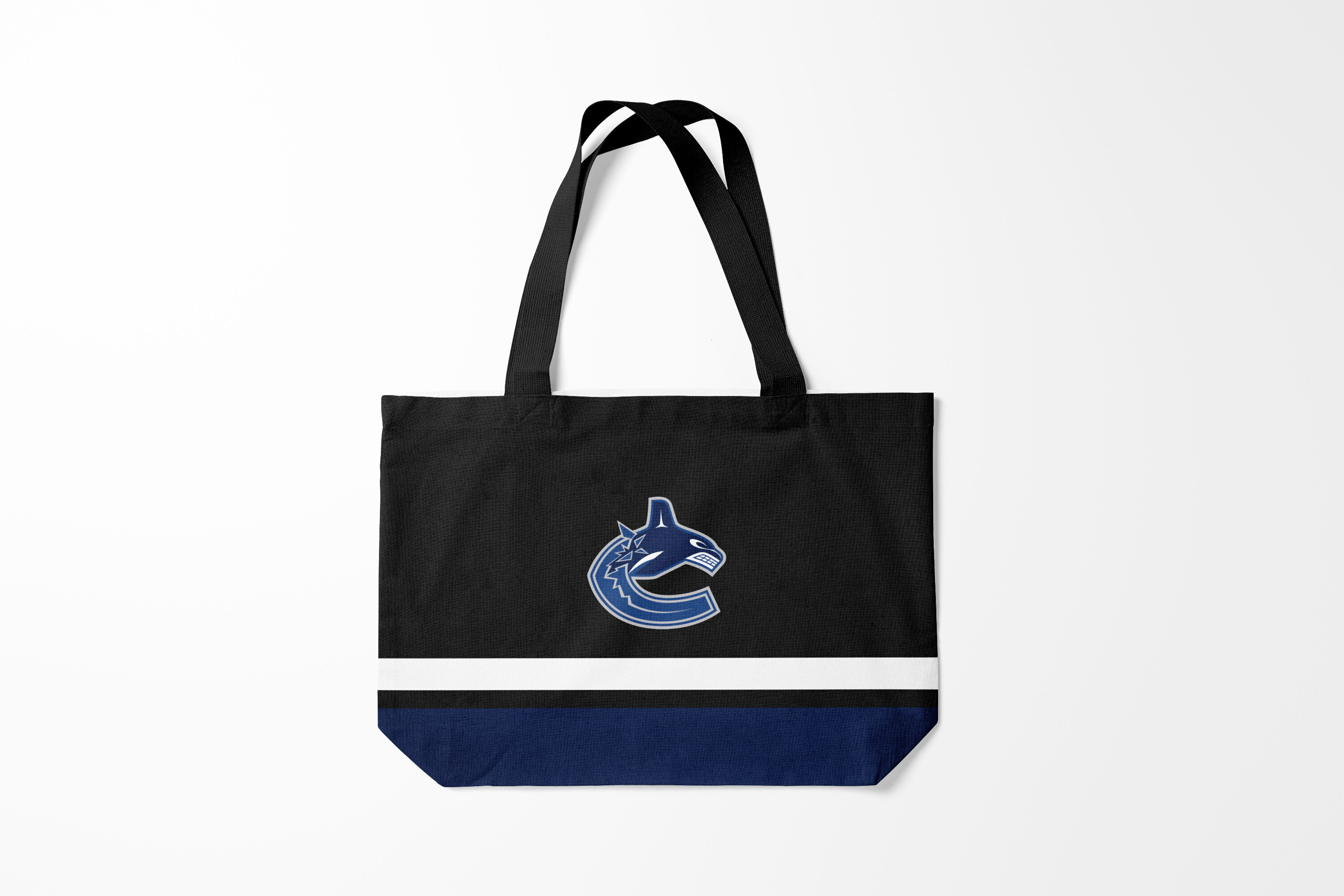 

Сумка шoппер унисекс Burnettie NHL Vancouver Canucks, черный, NHL Vancouver Canucks