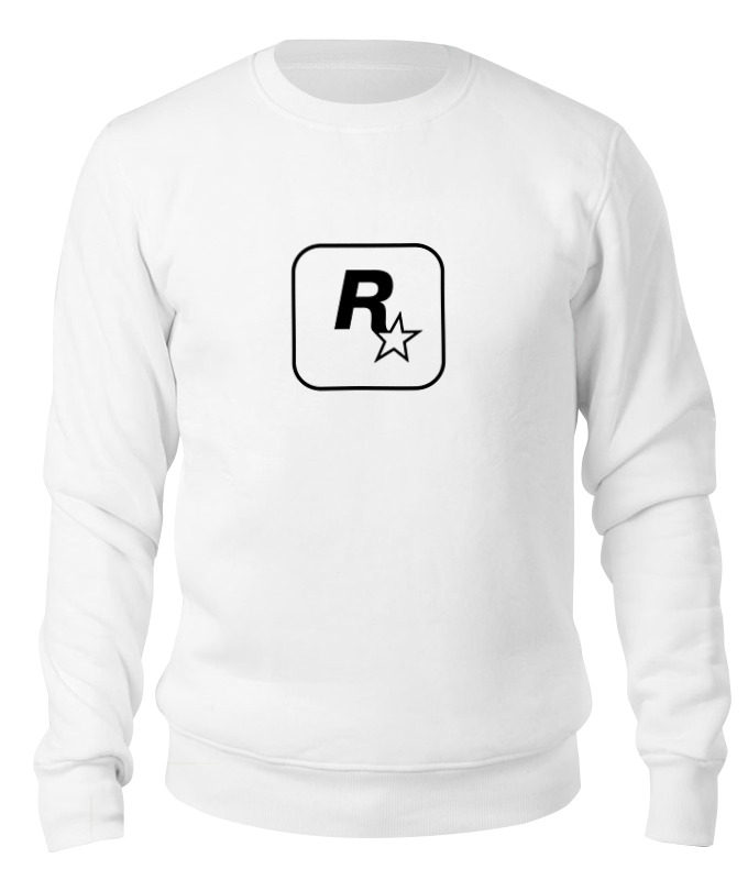 

Свитшот унисекс Printio Rockstar белый S, Rockstar
