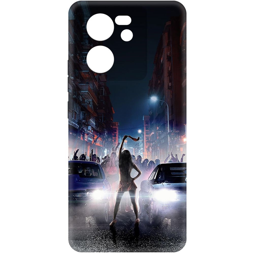 

Чехол-накладка Krutoff Soft Case Форсаж. Стритрейсинг для Xiaomi 13T черный
