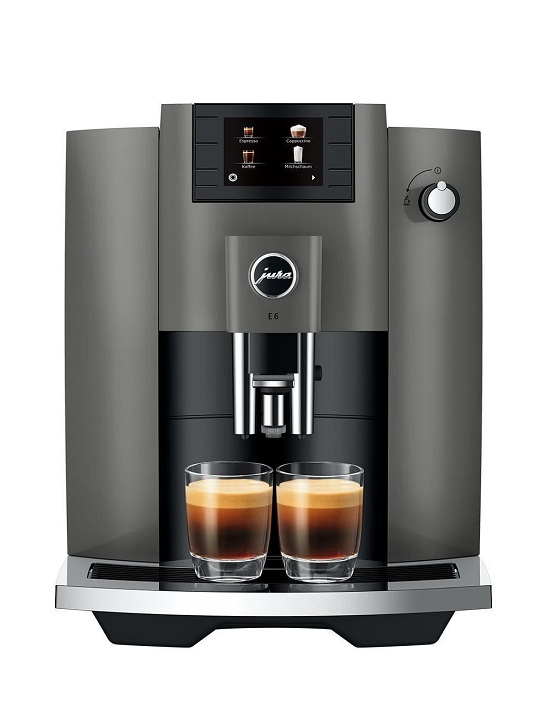 Кофемашина автоматическая JURA E6 Dark Inox серая кофемашина автоматическая alvatto due коричневая серая