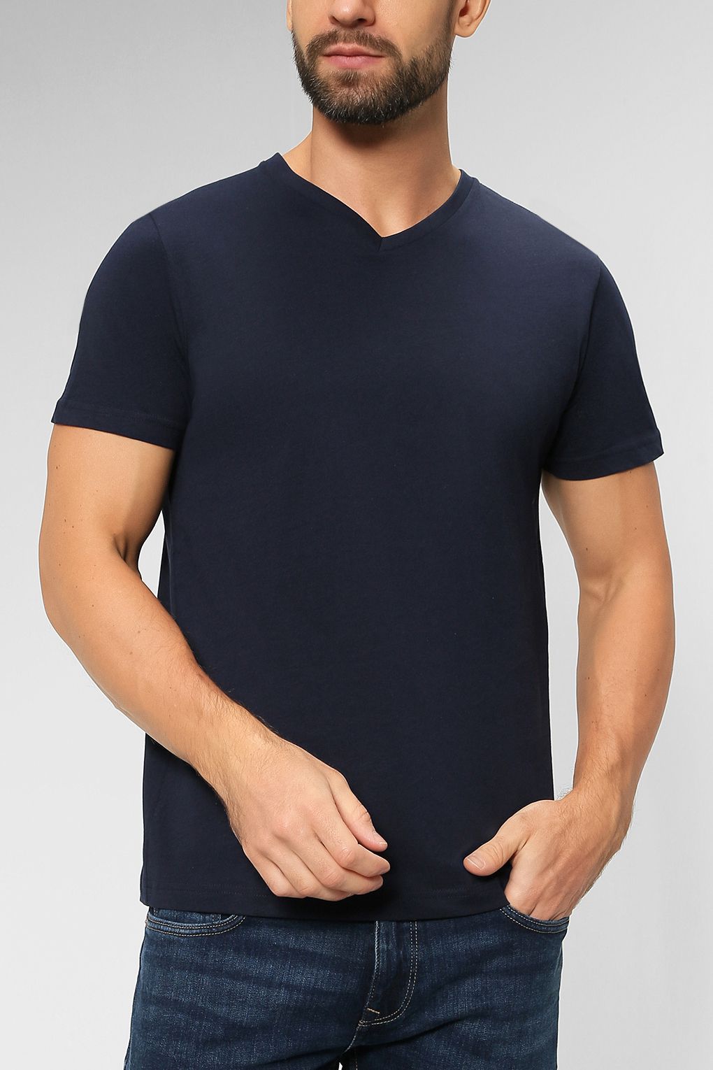 

Футболка мужская Bodyguard 1910 VEE синяя S, 1910 VEE