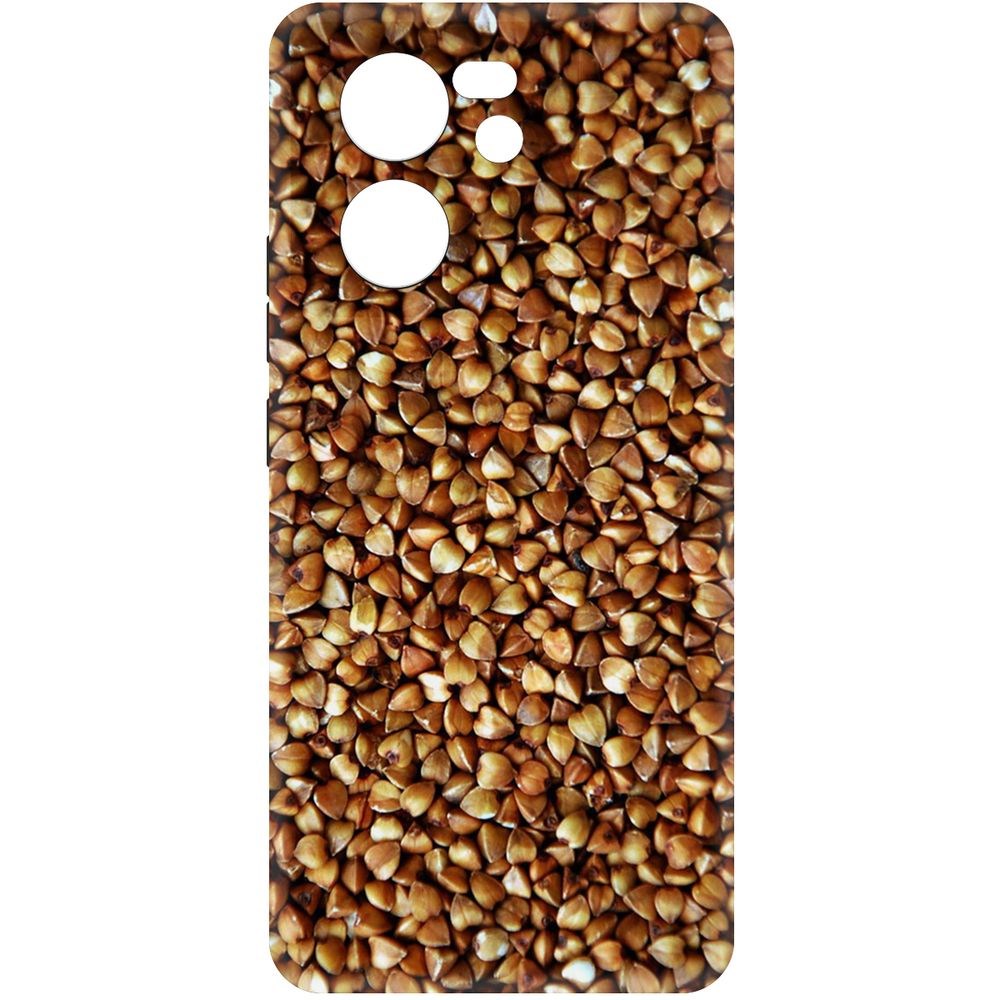

Чехол-накладка Krutoff Soft Case Гречка для Xiaomi 13T Pro черный