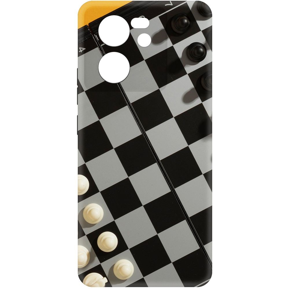 

Чехол-накладка Krutoff Soft Case Шахматы для Xiaomi 13T Pro черный