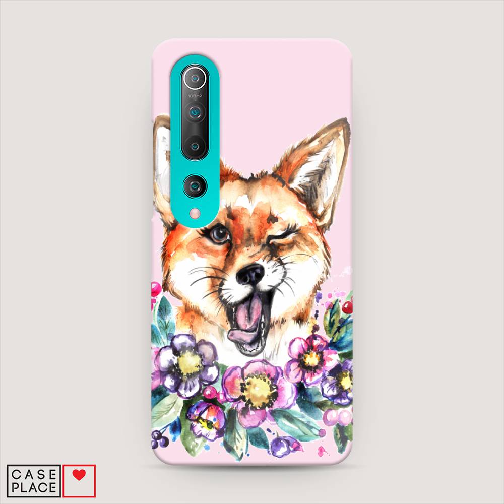 

Пластиковый чехол "Подмигивающая лиса" на Xiaomi Mi 10, 37520-7