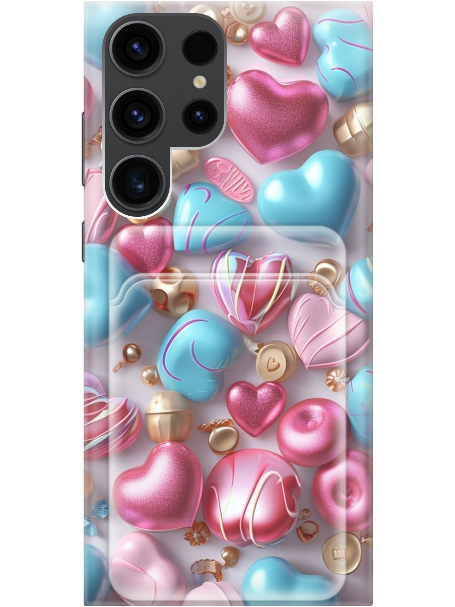 

Силиконовый чехол на Samsung Galaxy S23 Ultra с принтом 789009, Голубой;прозрачный;розовый, 767959491
