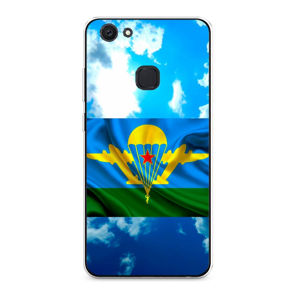 

Чехол Awog на Vivo V7 Plus "ВДВ флаг в небесах", Разноцветный, 260750-5