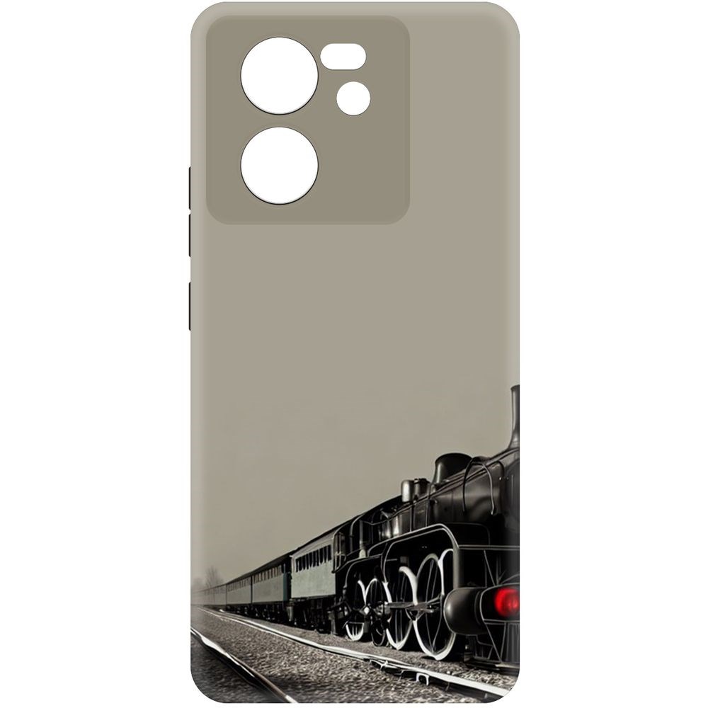 

Чехол-накладка Krutoff Soft Case Паровоз для Xiaomi 13T Pro черный