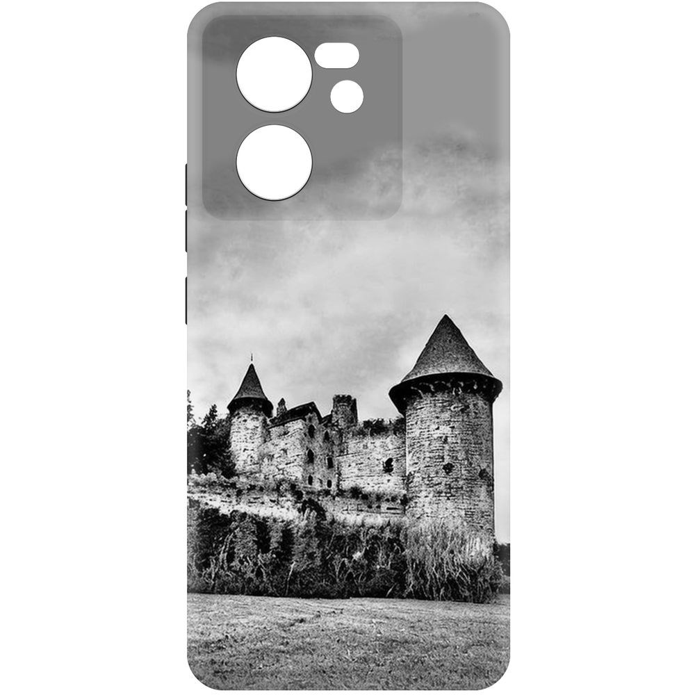 

Чехол-накладка Krutoff Soft Case Старый замок для Xiaomi 13T Pro черный