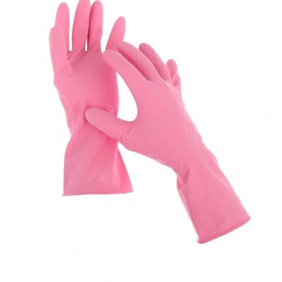 

Перчатки латексные с хлопковым напылением, роза, р-р M