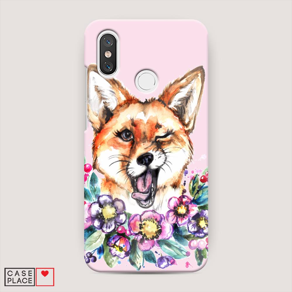 

Пластиковый чехол "Подмигивающая лиса" на Xiaomi Mi 8, 33520-7