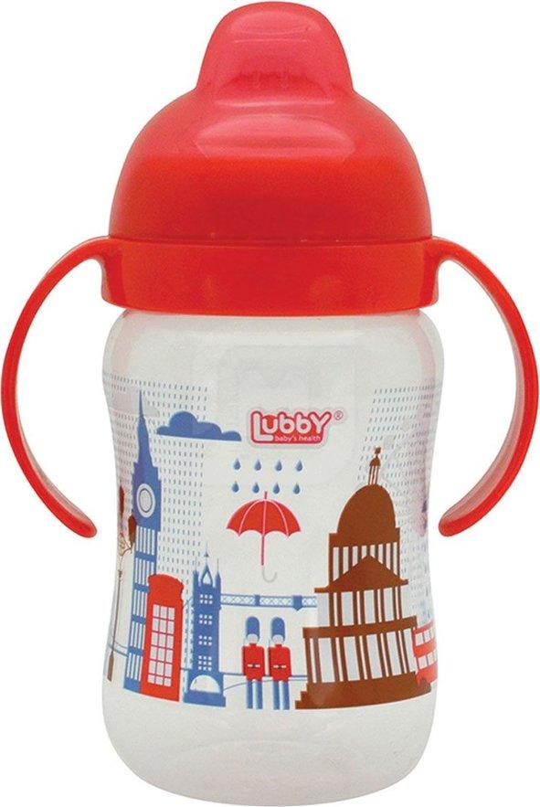 

Поильник Lubby с трубочкой и ручками от 9 месяцев 240 мл