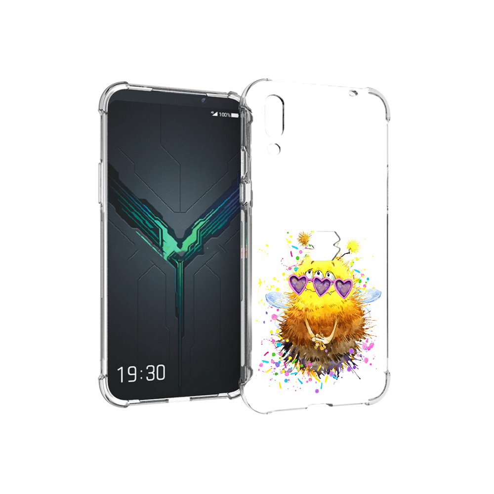 

Чехол MyPads Tocco для Xiaomi Black Shark 2 Пушитый шмель (PT144492.263.143), Прозрачный, Tocco