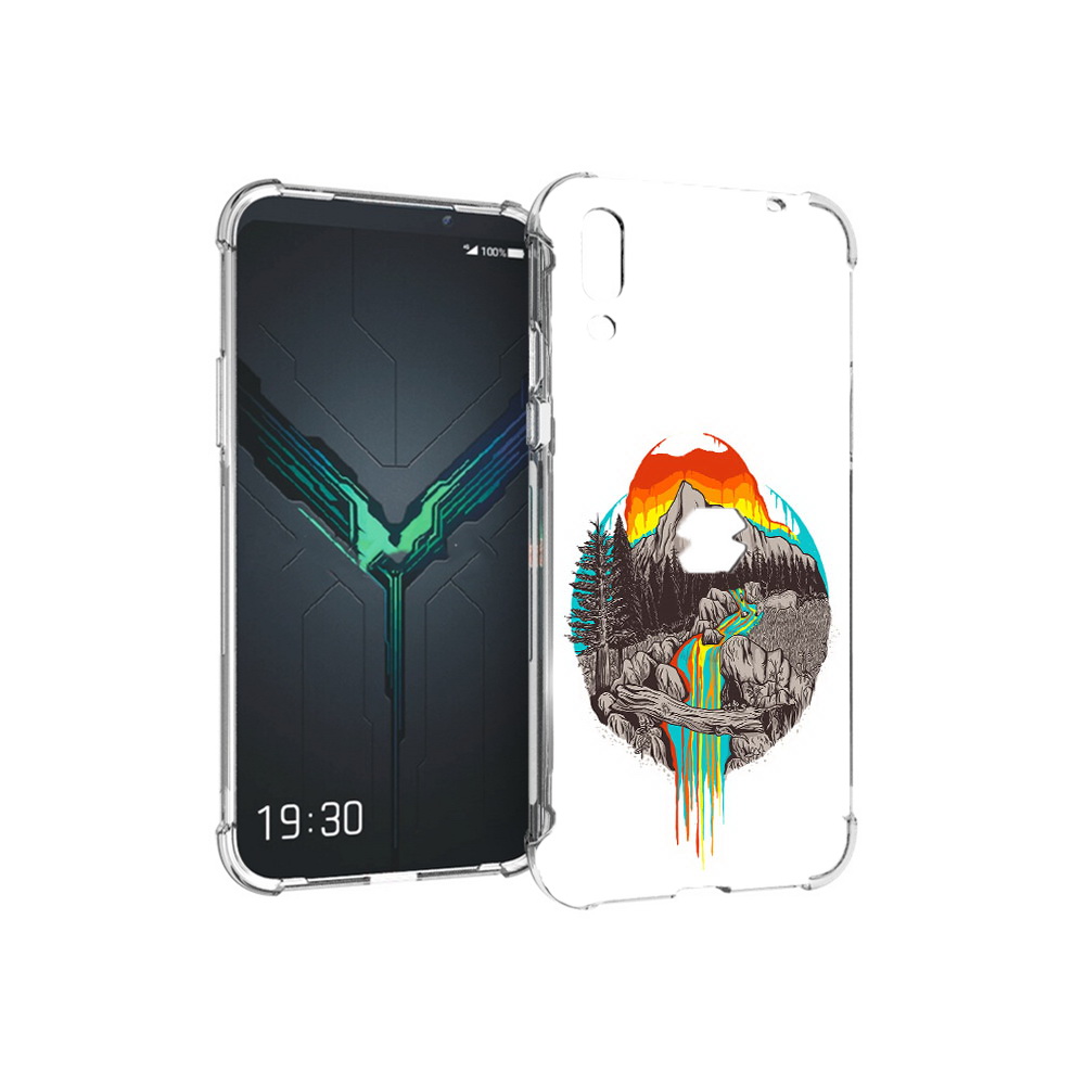 

Чехол MyPads Tocco для Xiaomi Black Shark 2 Радужный водопад (PT144492.263.144), Прозрачный, Tocco
