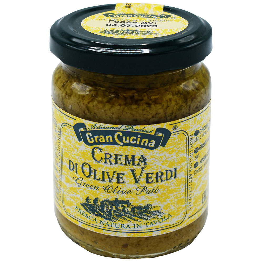 

Крем Gran Cucina из зеленых оливок 130 г