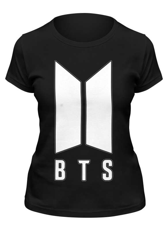 

Футболка женская Printio Bts черная L, Черный, Bts